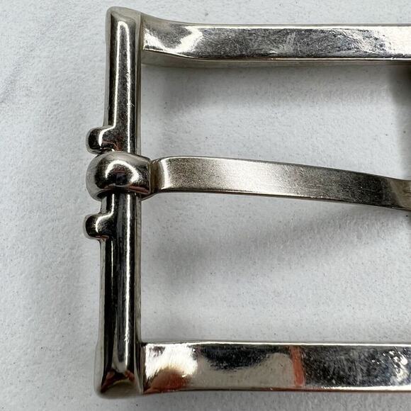 Silver Tone Simple Basic Belt Buckle - Picture 8 of 10